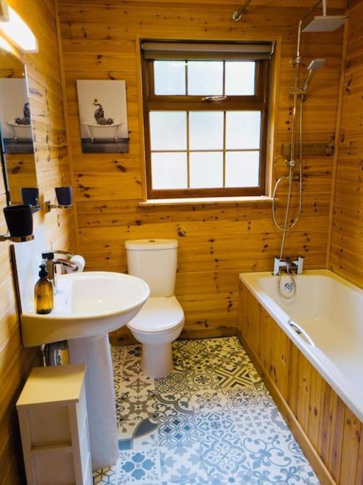 לאנבדר Artro Lodge Luxury 3 Bedroom, 3 Bathroom & Hot Tub מראה חיצוני תמונה